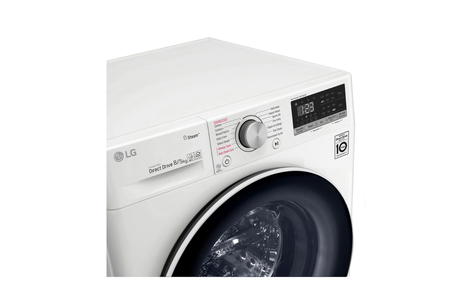 LG F4DN408N0 washer dryer Freestanding Front-load White – image 3
