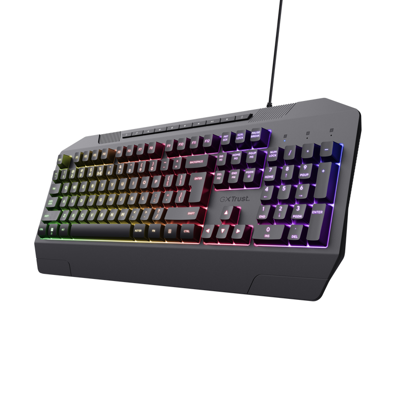 Trust GXT 836 EVOCX keyboard Gaming USB German Black