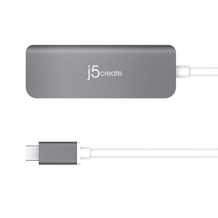 j5create JCD371 laptop dock/port replicator USB 3.2 Gen 1 (3.1 Gen 1) Type-C Grey – image 3