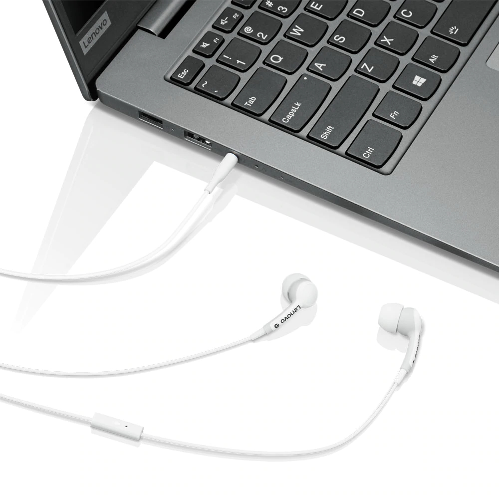 Lenovo 100 Headset Wired In-ear Calls/Music White – image 2