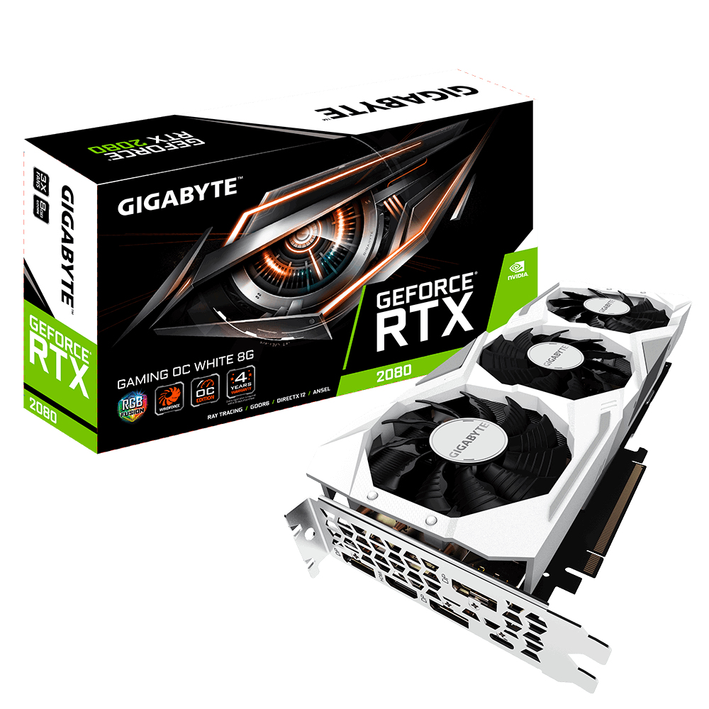 GIGABYTE GeForce RTX 2080 GAMING OC WHITE 8GB GDDR6