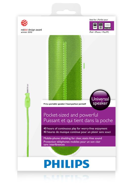 Philips MP3 portable speaker SBA1600GRN/27 – image 2