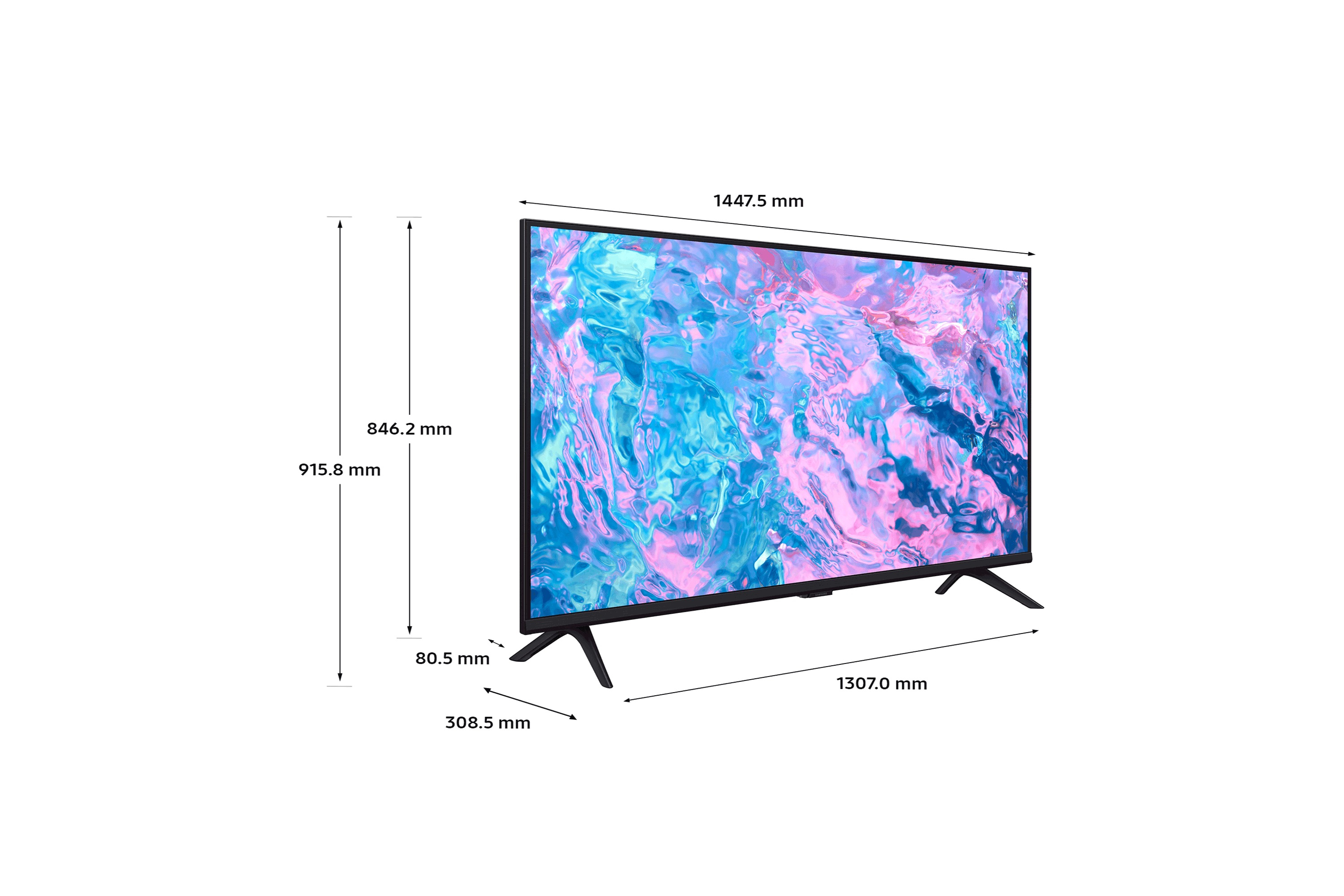 Samsung 65CU7025 TV LED 65 (163 cm) 4K UHD 3840x2160 Crystal UHD Smart TV Gaming HUB 3xHDMI WiFi — photo 4