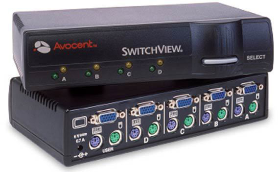 Vertiv 12045 KVM switch Black