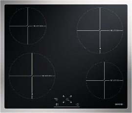 Gorenje IT606AX hob Black, Stainless steel Built-in Zone induction hob 4 zone(s)