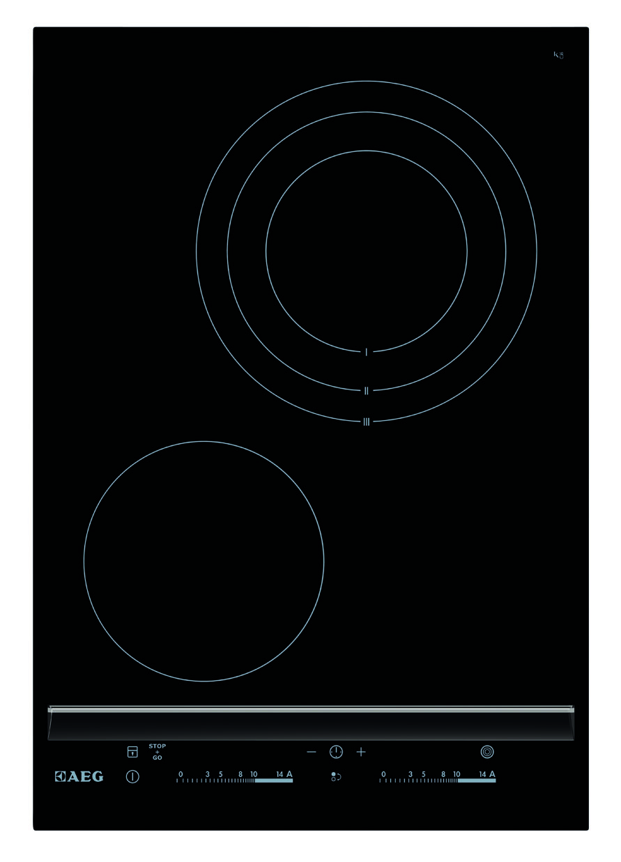 AEG HC452020EB Black Built-in Ceramic hob 2 zone(s)