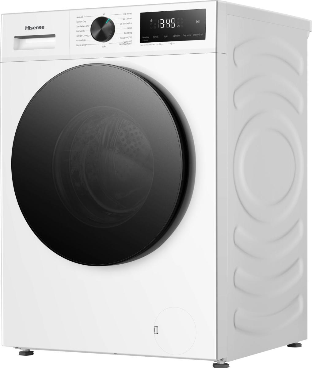 Hisense Washing drying machine (8/5 kg) with Wash&Dry 59’, steam hygiene care, and Auto program for easy everyday laundry. Quick cycles and inverter motor ensur – image 2