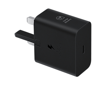 Samsung EP-T2510 - Power adapter - 25 Watt - 3 A - SFC, PD 3.0 (24 pin USB-C) - black
