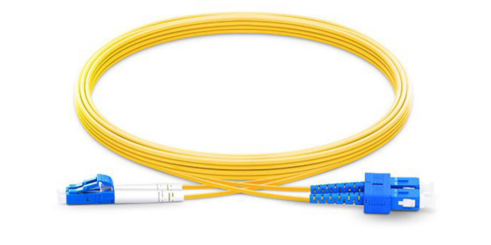 Origin Storage LC-SC OS2 Fibre Optic Cable Singlemode Duplex - Yellow 5m cavo InfiniBand e in fibra ottica OFNR Giallo