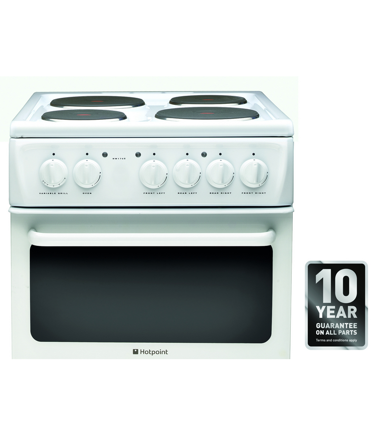 Hotpoint HW170EWS cooker Freestanding cooker Electric Sealed plate White – image 2