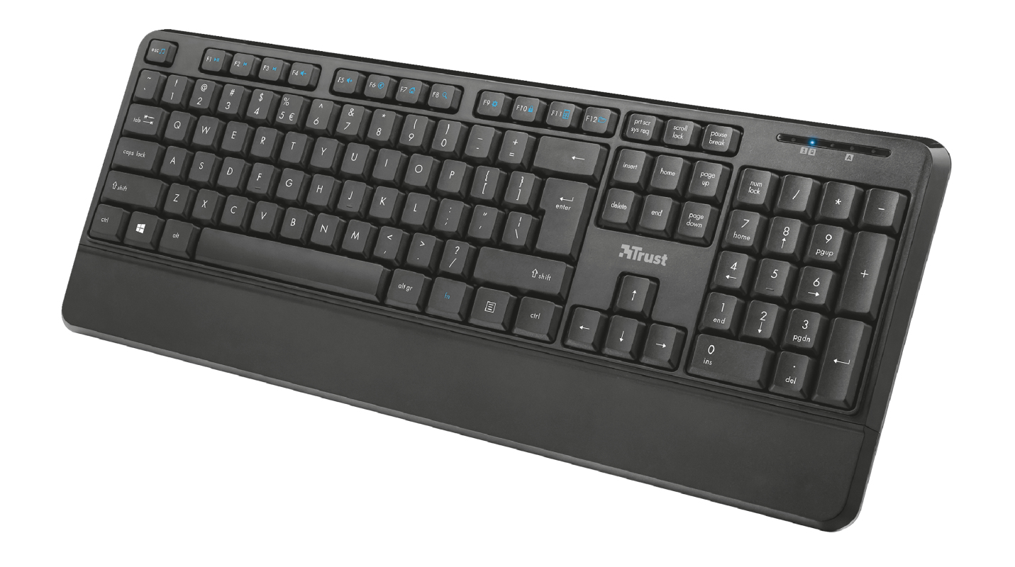 Trust Thoza keyboard Mouse included Universal RF Wireless QWERTY Italian Black – image 4