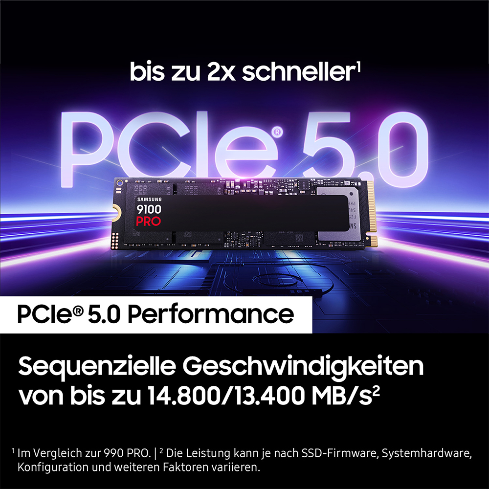9100 PRO PCIe® 5.0 NVMe™ M.2 SSD - 2 TB