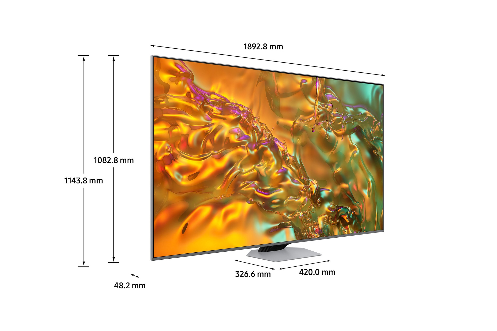 TV QLED SAMSUNG TQ85Q80D 4K UHD AI Smart TV — photo 5