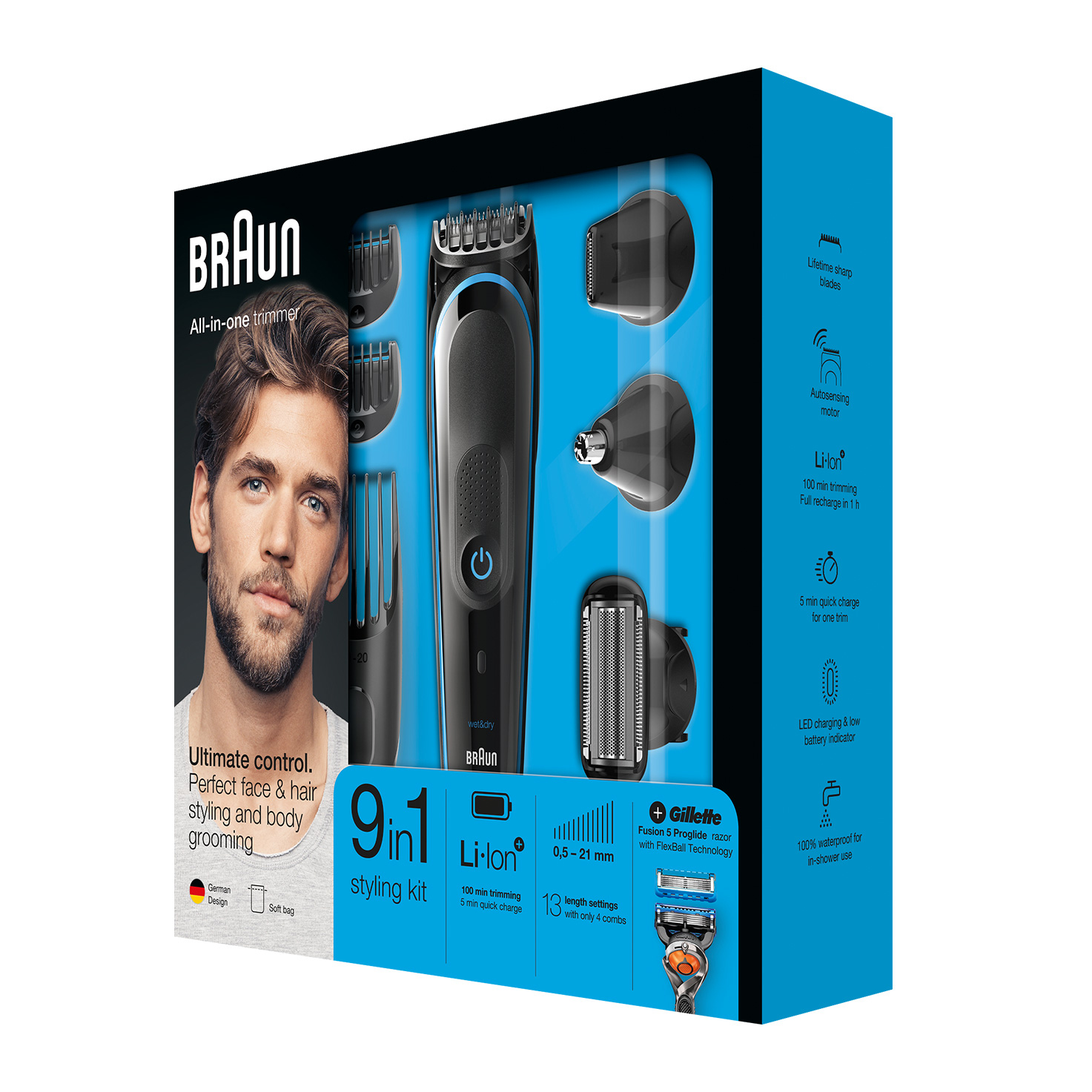 Braun All-in-one MGK5080 beard trimmer Battery 13 – image 5