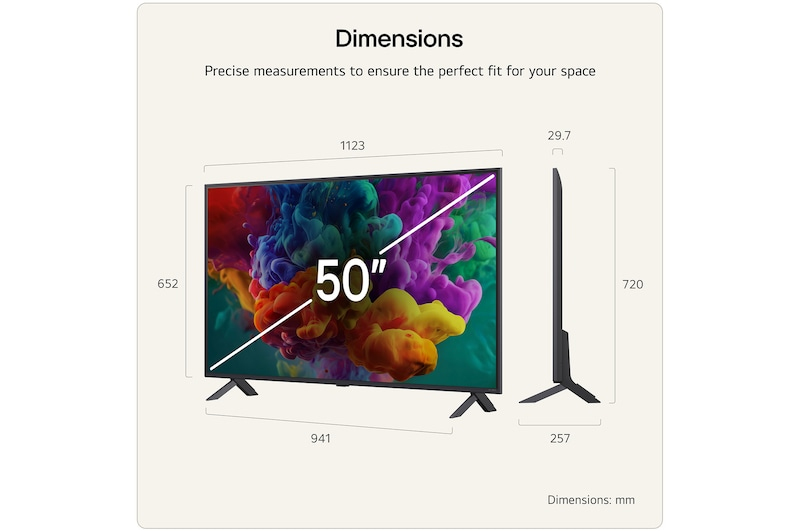 LG 50QNED85B6B TV – image 4