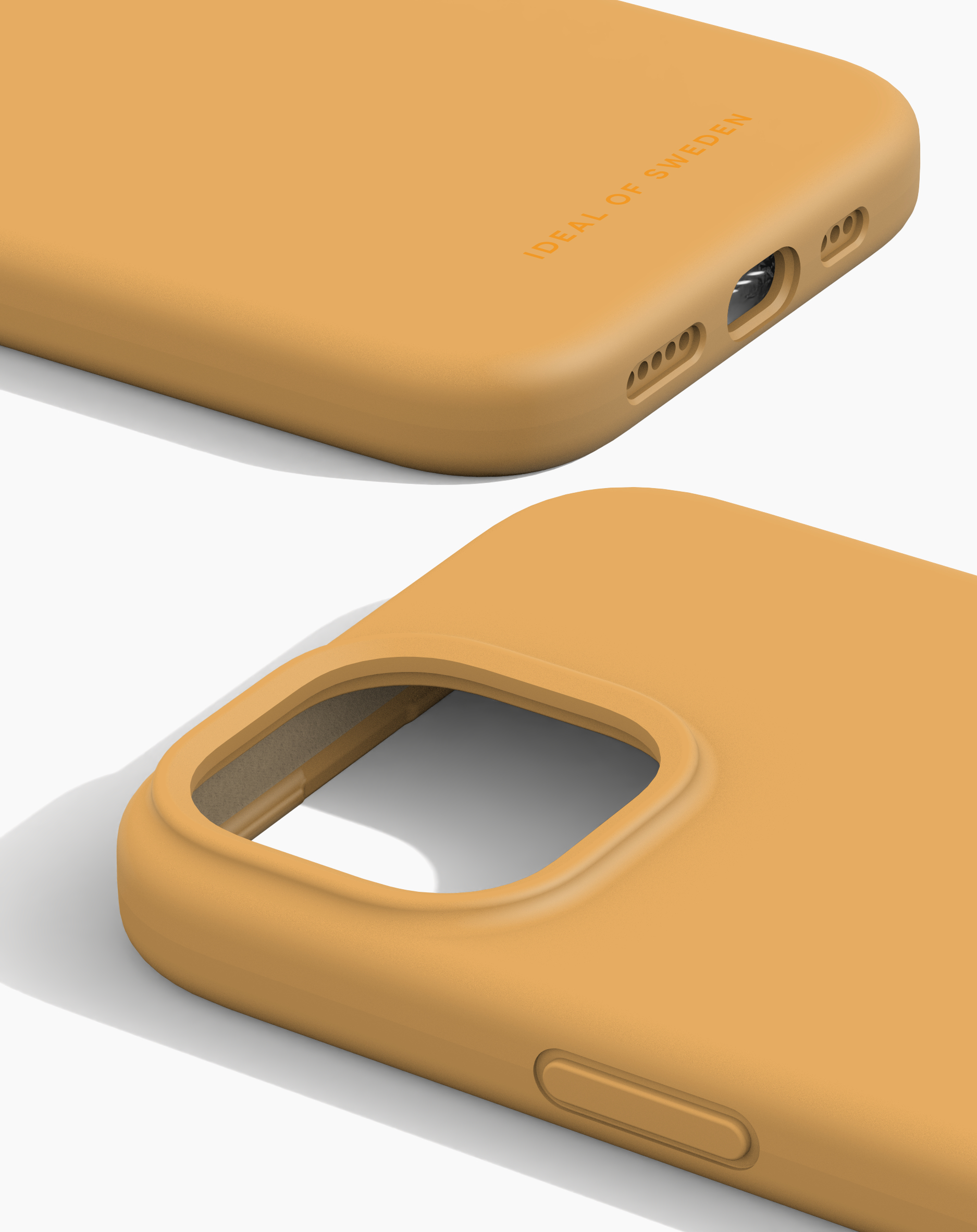 iDeal of Sweden Silicone Case iPhone 13/14/15 Apricot – image 1