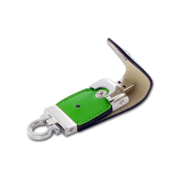 Nilox PEN DRIVE CUOIO 4GB VERDE PASSWO