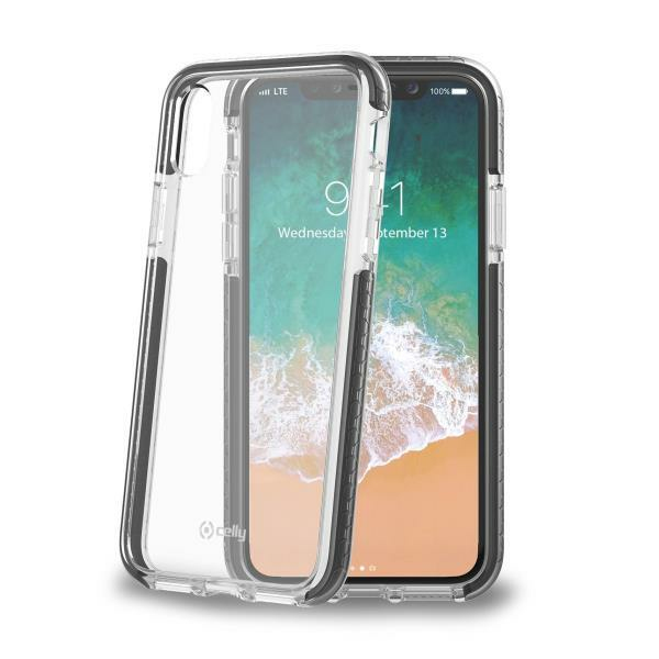 Celly HEXAGON900BK mobile phone case Cover Black, Transparent