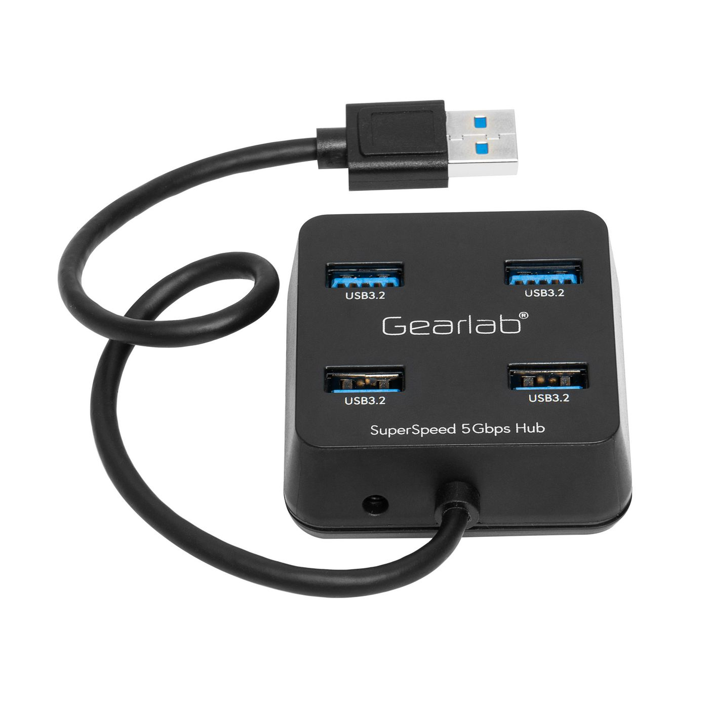 eSTUFF GLB235401 interface hub USB 3.2 Gen 1 (3.1 Gen 1) Type-A 5000 Mbit/s Black – image 2