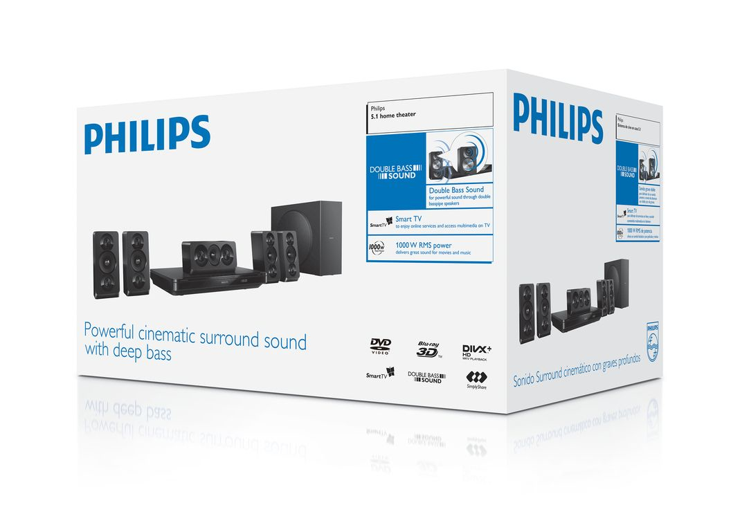 Philips 5.1 Home theater HTB3510/12 – image 3