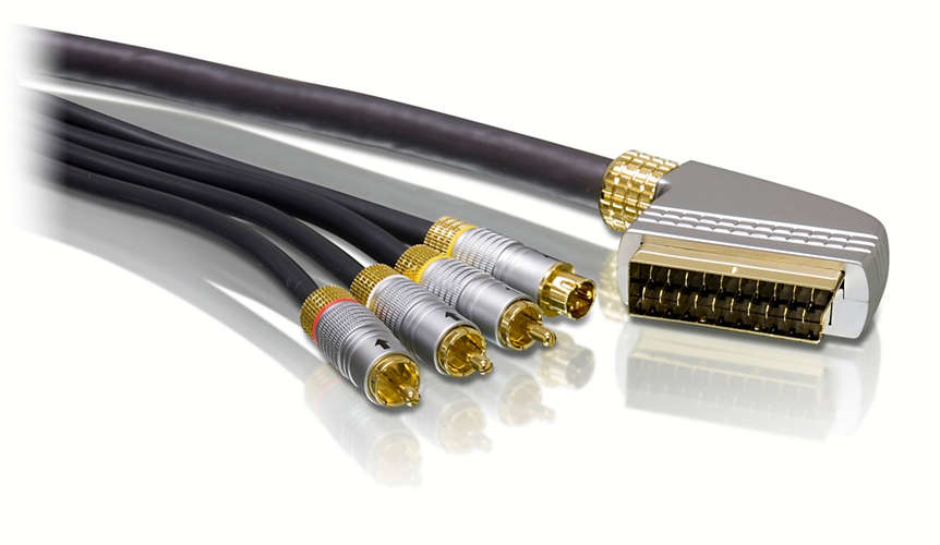 Philips SWV6335 5 m Composite A/V + S-Video Scart cable