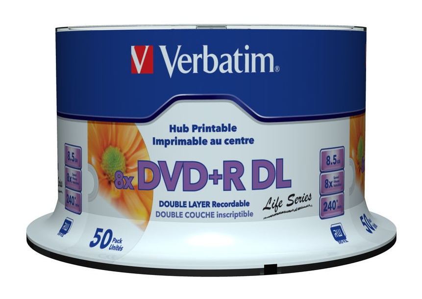 Verbatim Life Series - 50 x DVD+R DL