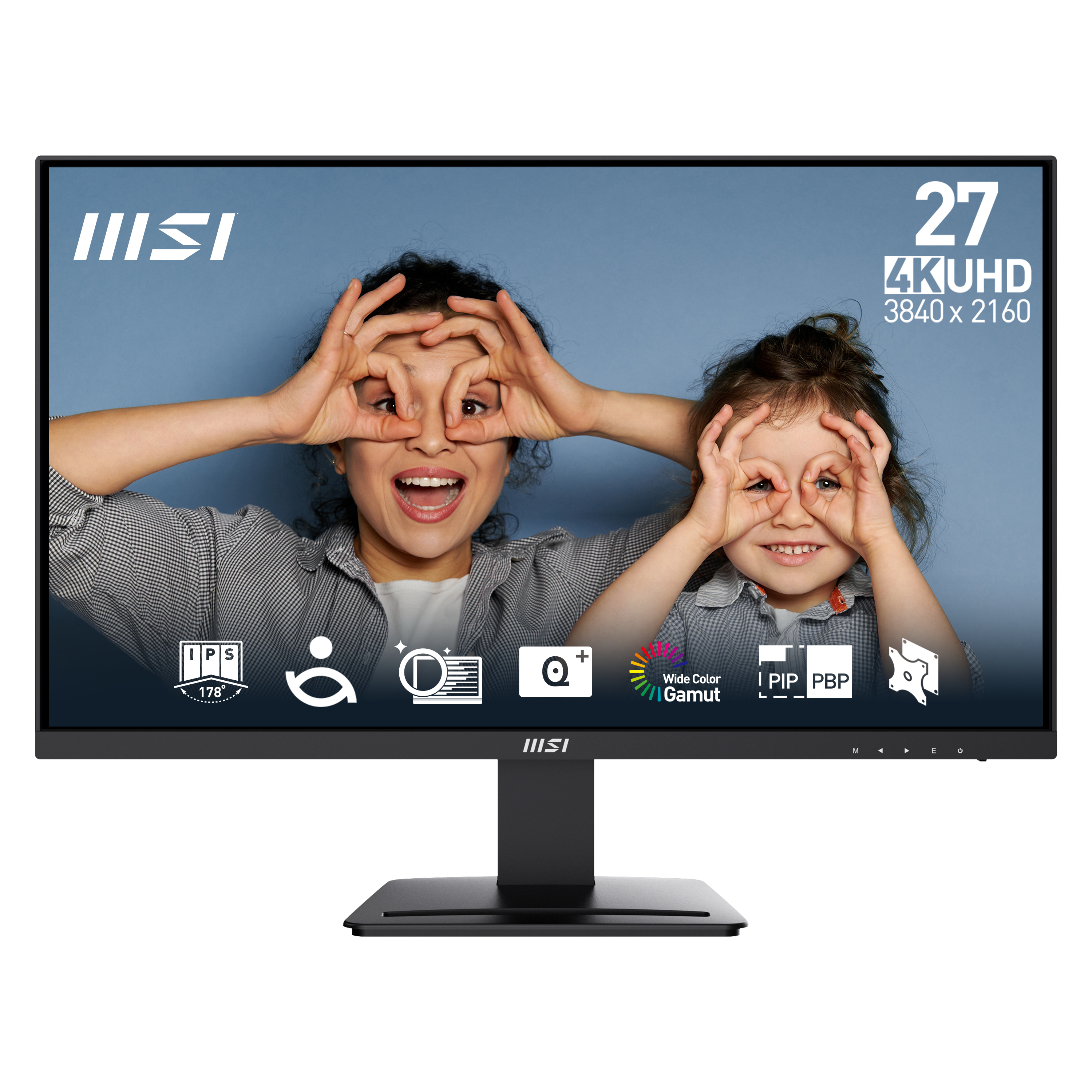 MSI Pro MP273U Monitor PC 686 cm (27") 3840 x 2160 Pixel 4K Ultra HD Nero