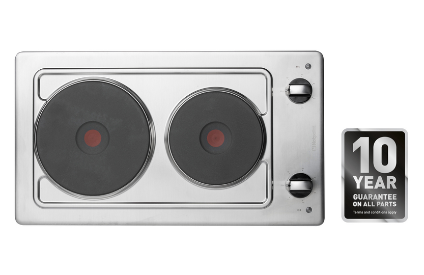 Hotpoint E320SKIX hob Stainless steel Built-in Sealed plate 2 zone(s) – image 2