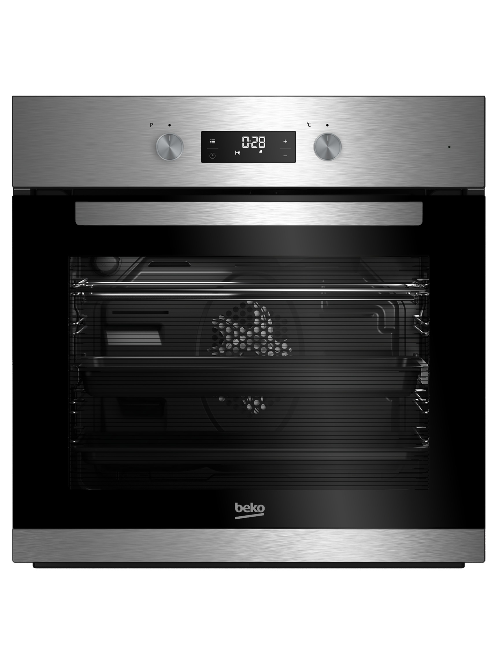 Beko BIM22305X 71 L Black, Stainless steel