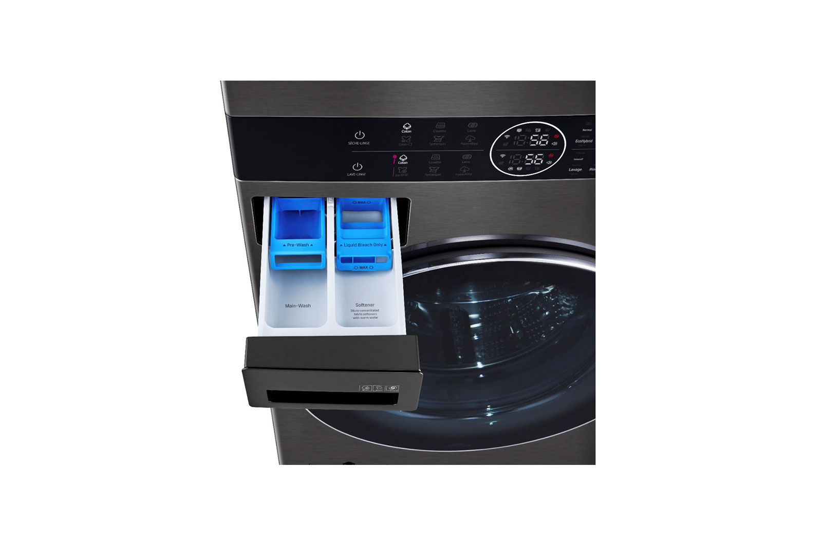 LG F761TOWERB washer dryer Freestanding Front-load Chrome – image 8