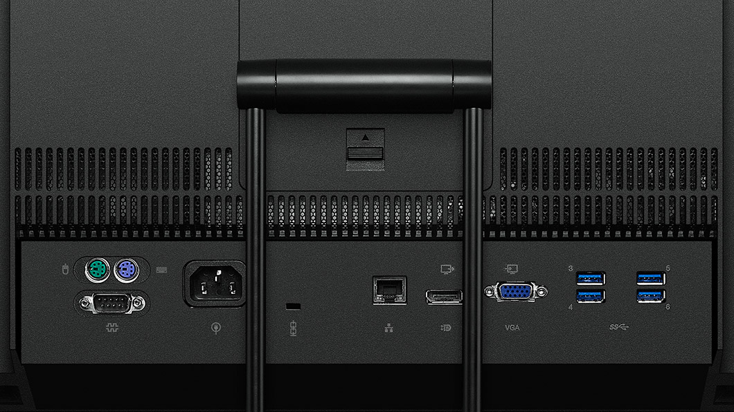 Lenovo ThinkCentre M93z Intel® Core™ i7 i7-4770S 58.4 cm (23″) 1920 x 1080 pixels All-in-One PC 8 GB DDR3-SDRAM 256 GB SSD Windows 7 Professional Black image 2