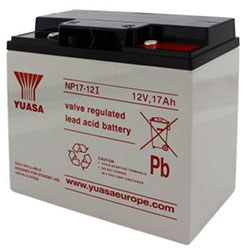 Yuasa NP17-12I Valve Regulated Lead Acid 17000mAh 12V Rechargeable Batter