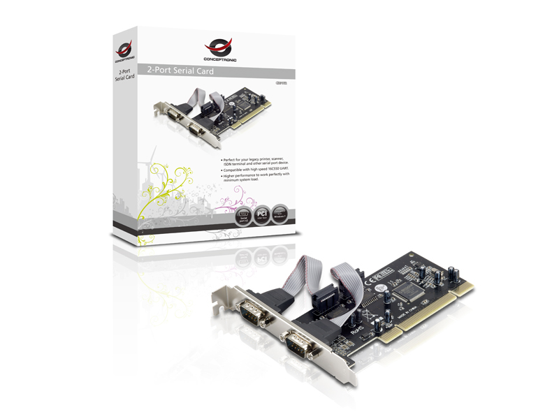 Conceptronic PCI Card 2-Port Serial – image 6