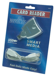 Manhattan 701457 card reader USB 1.1 Silver – image 2