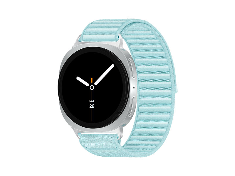 Samsung Galaxy Watch 8, Bluetooth, 40mm, Sport Band, White, S/M + Fabric Band, Mint, M/L