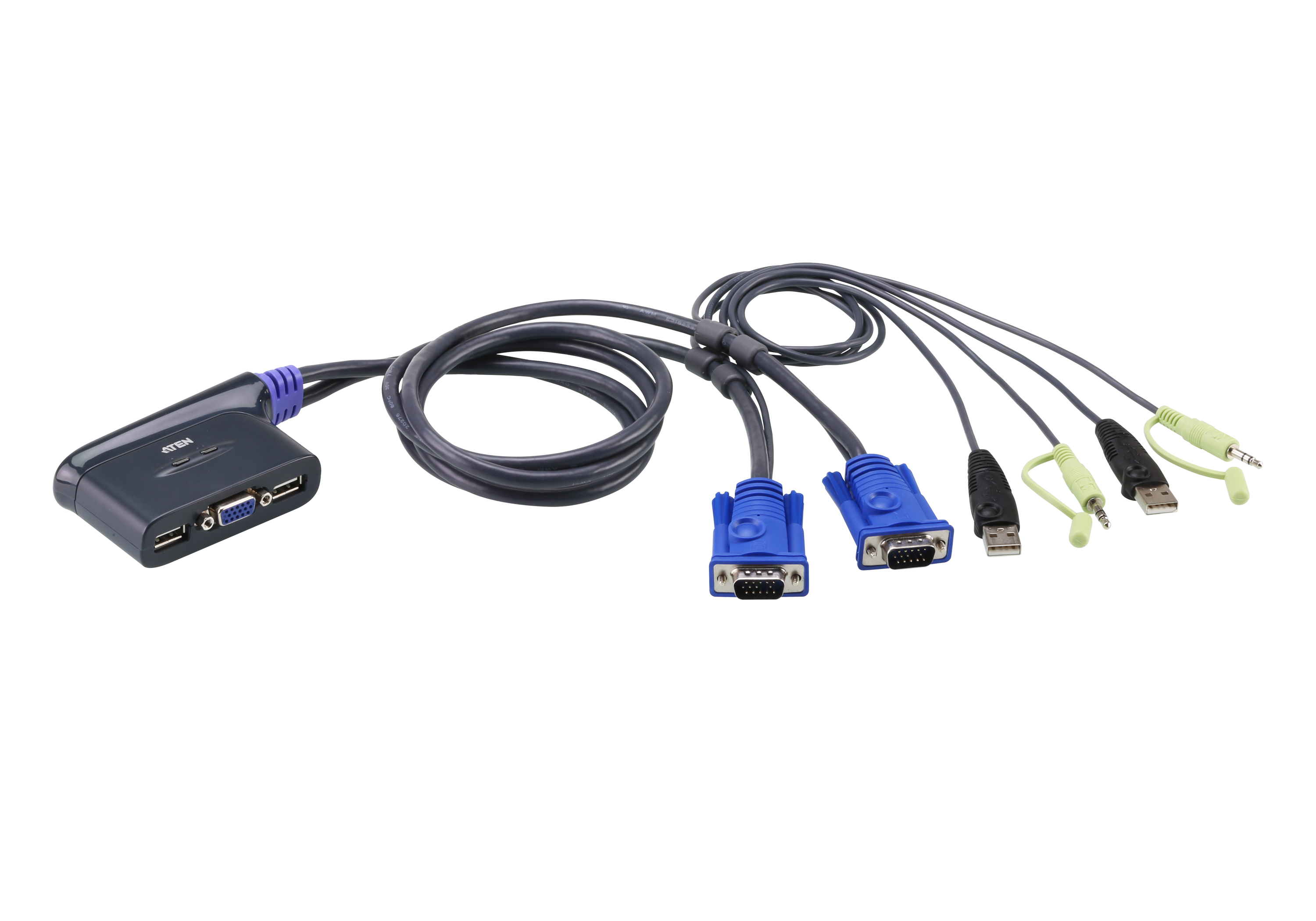 ATEN CS62US - KVM / USB switch - 2 x USB - desktop
