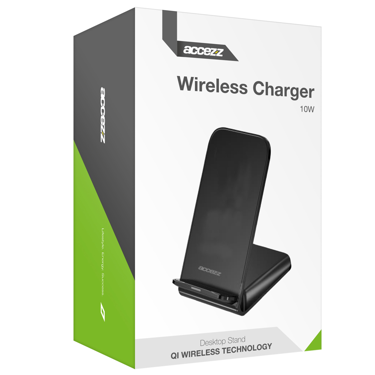 Accezz WIRELESSCHARGER44634001 mobile device charger Smartphone Black USB Wireless charging Indoor – image 6