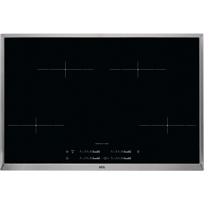 AEG HKA8540IND Black Built-in Zone induction hob 4 zone(s)