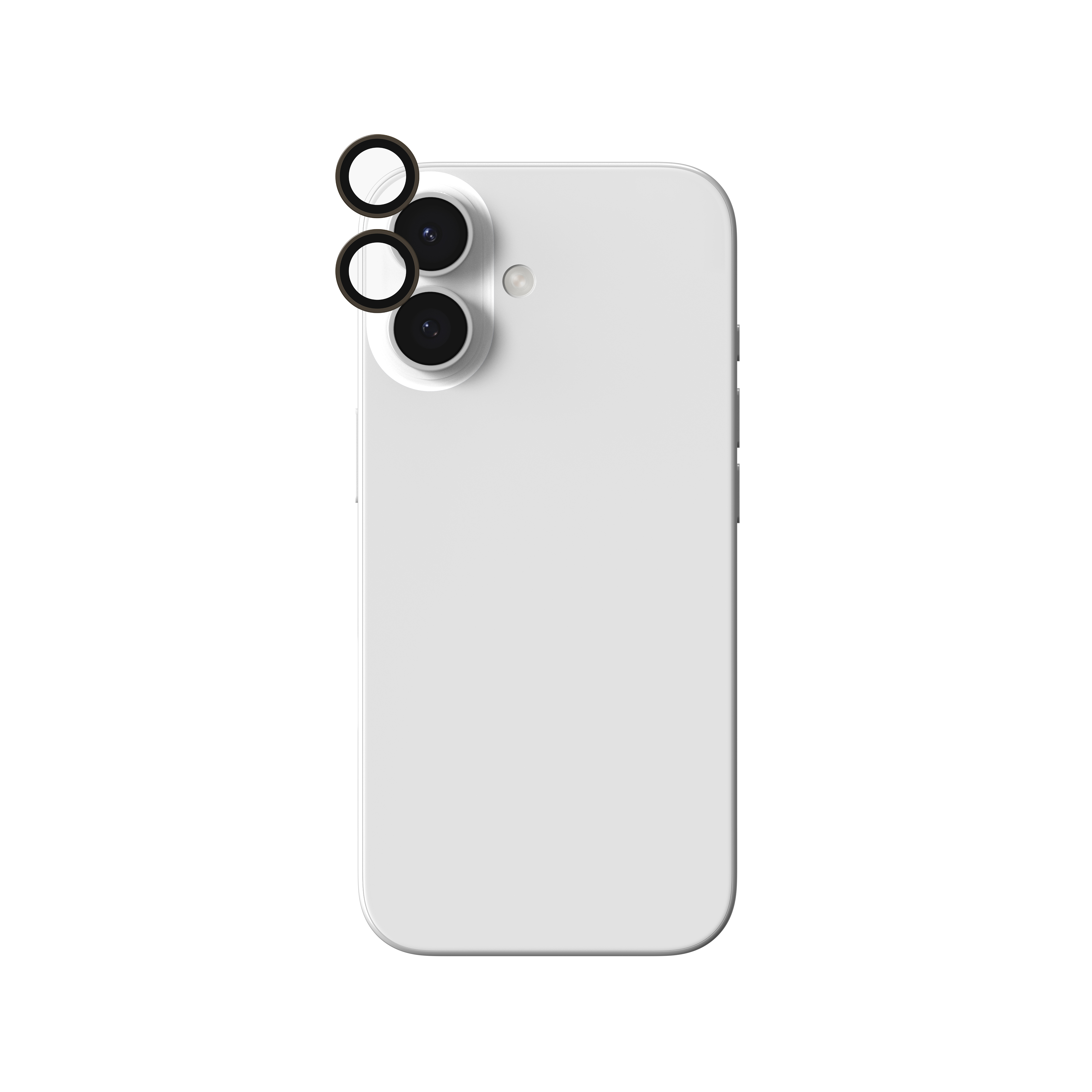 InvisibleShield Glass Elite (CameraRings) Lens Protection For Apple iPhone 17/16/16+ Sandstone