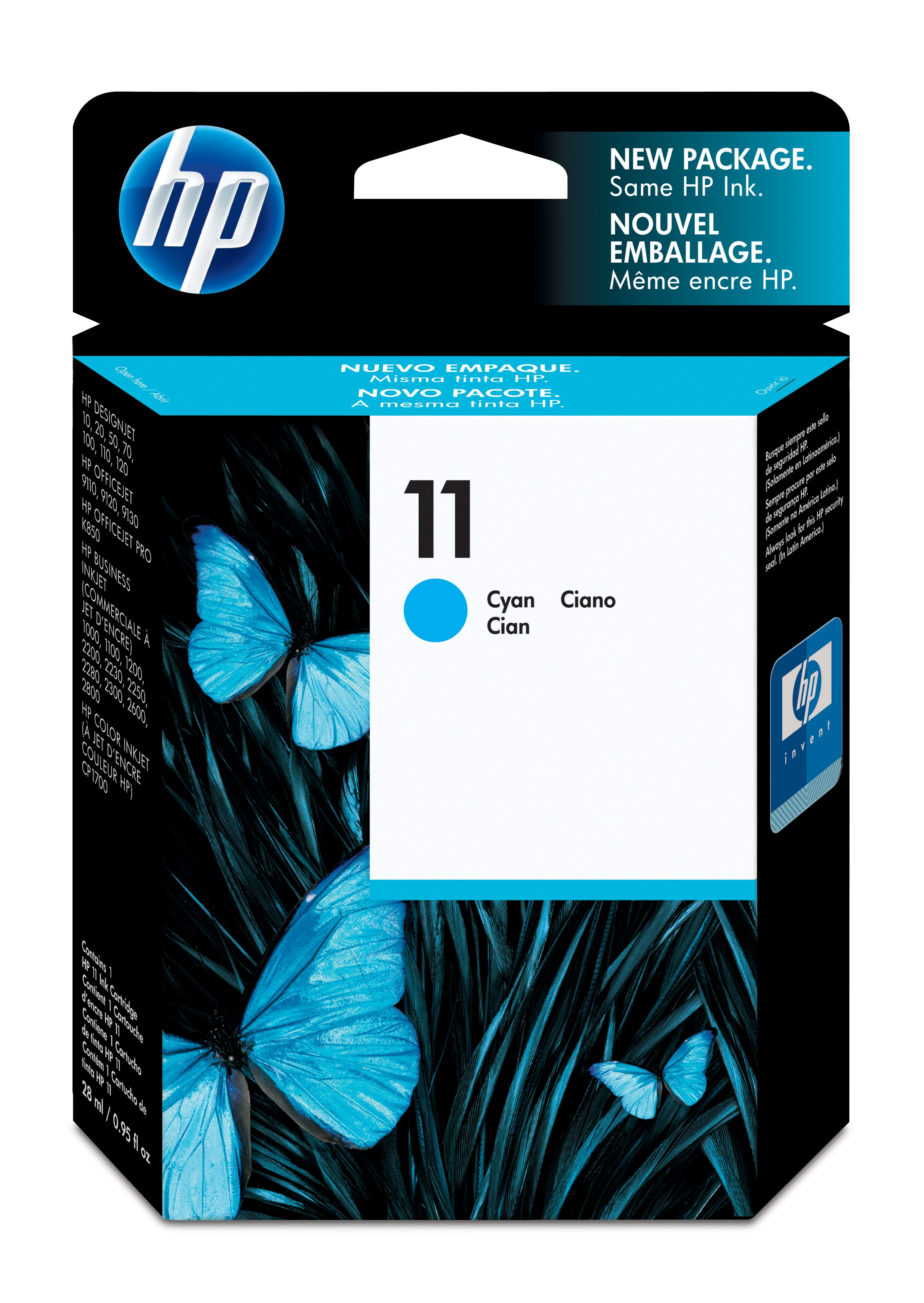 HP Cartuccia originale inchiostro ciano 11