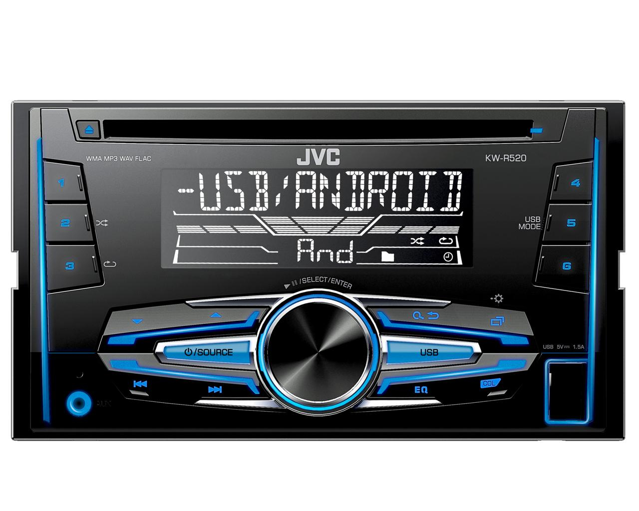 JVC KW-R520E 2-DIN CD Receiver – image 2