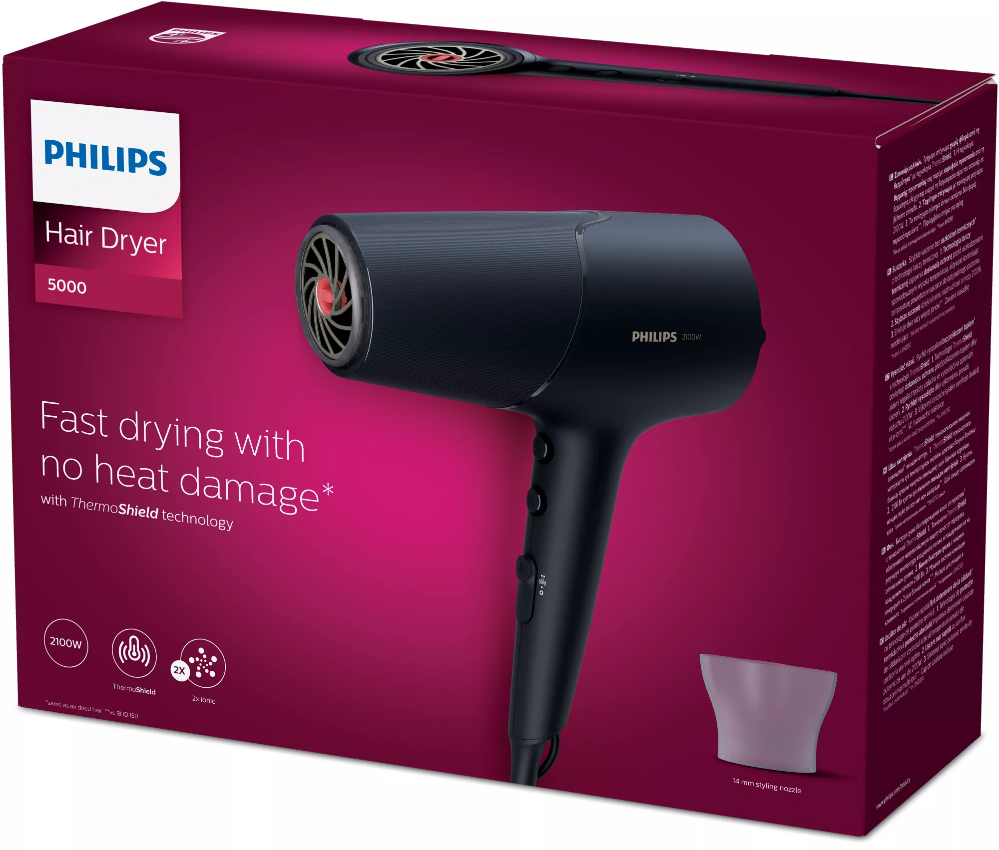 Philips 5000 series BHD504/00 hair dryer – image 2