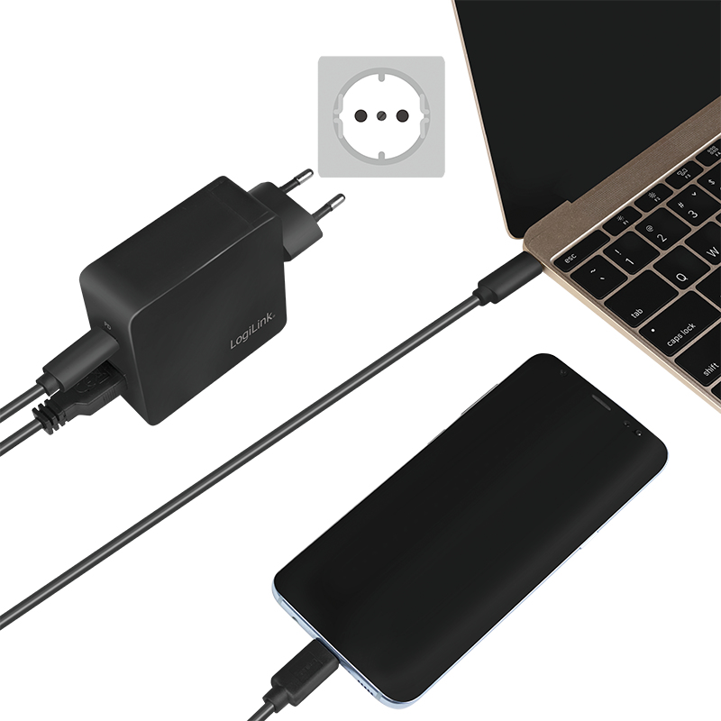 LogiLink PA0219 mobile device charger Universal Black AC Indoor – image 3