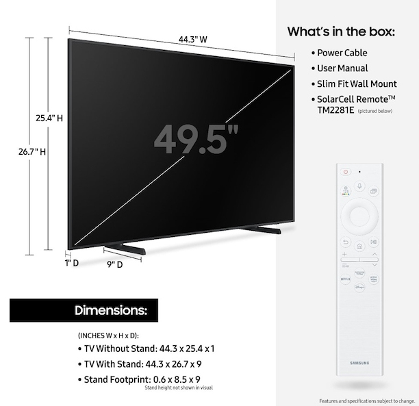 Samsung The Frame QN50LS03BDFXZA TV – image 9