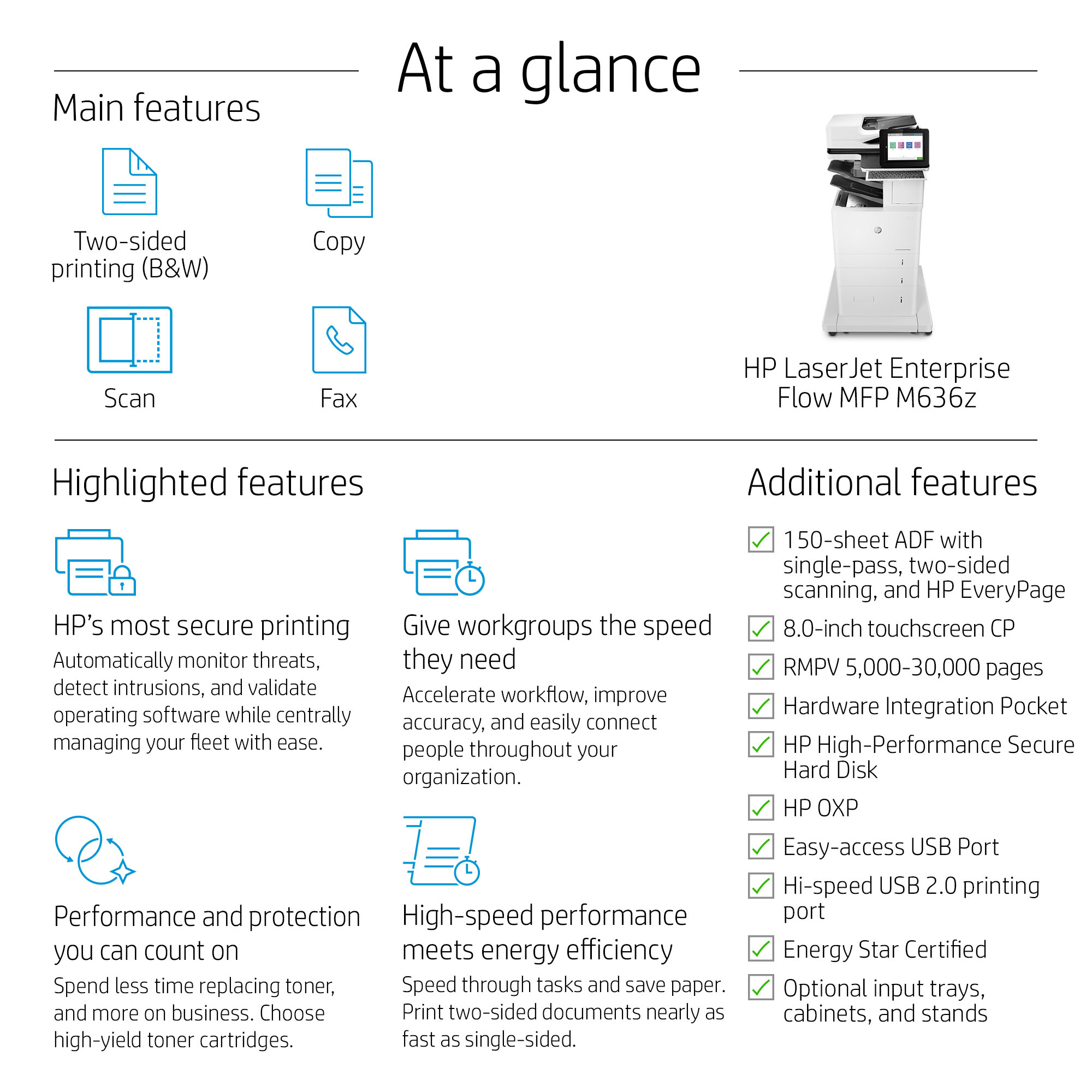 HP LaserJet Enterprise Flow MFP M636z – image 4