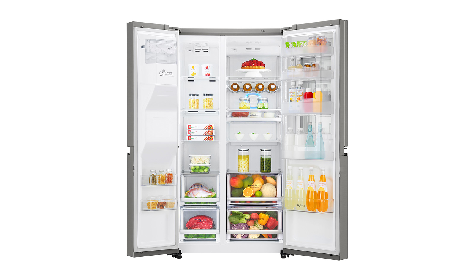 LG GSX960NEAZ side-by-side refrigerator Freestanding – image 8