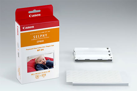 Canon RP-54 - Print ribbon cassette and paper kit - for Canon SELPHY CP1200, CP910
