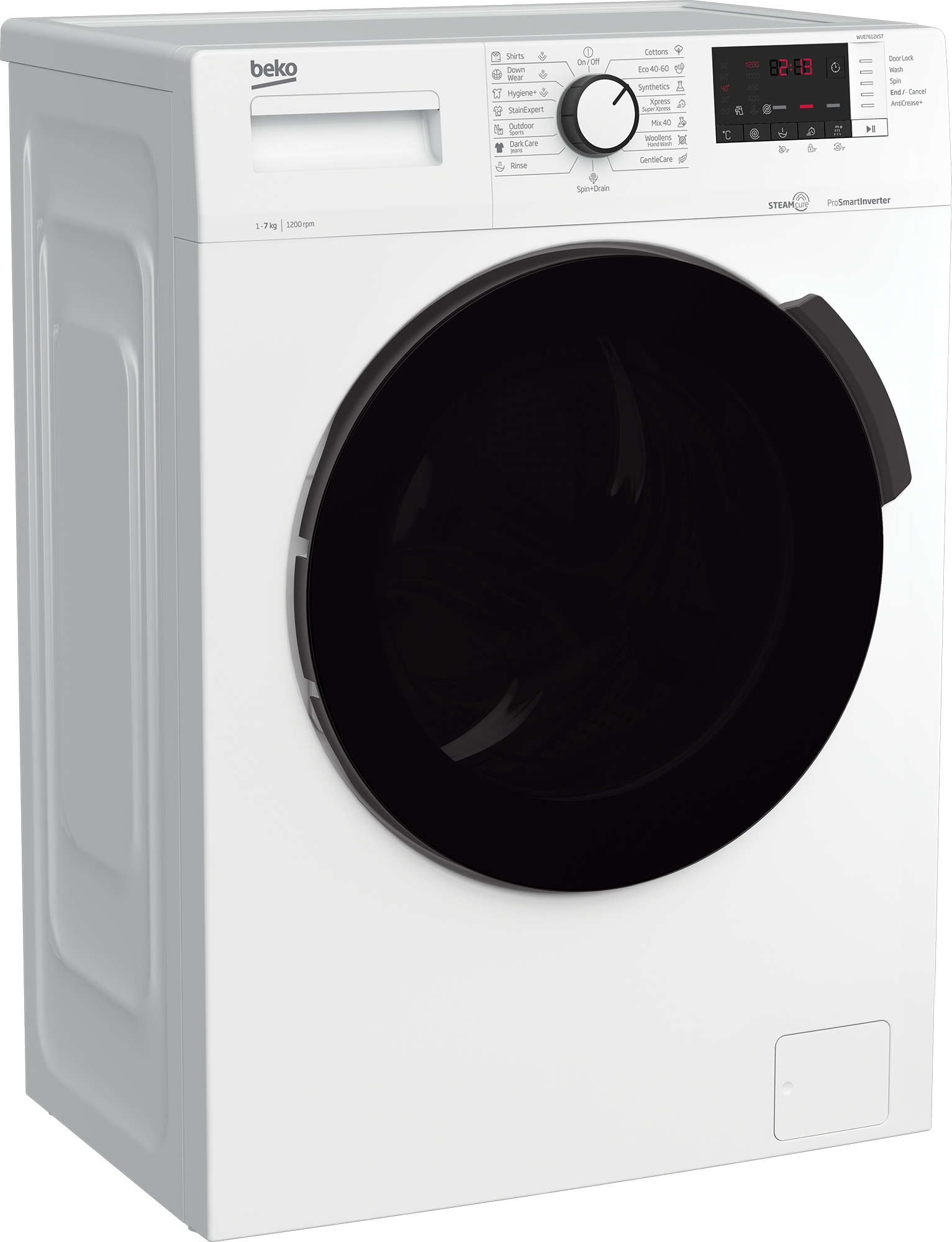 Beko WUE7612XST washing machine Front-load – image 2