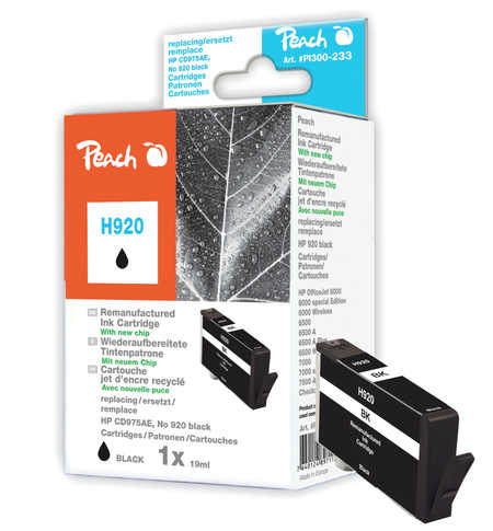 Peach PI300-233 ink cartridge 1 pc(s) Standard Yield Black