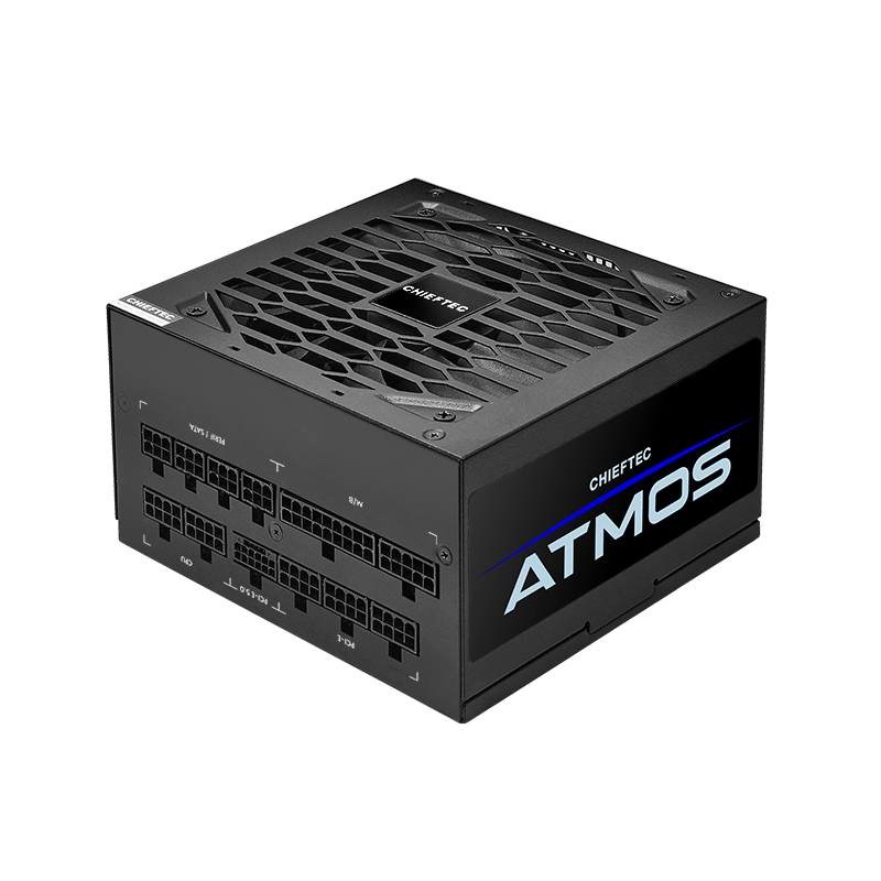 Chieftec Atmos strömförsörjningsenheter 750 W 20+4 pin ATX ATX Svart